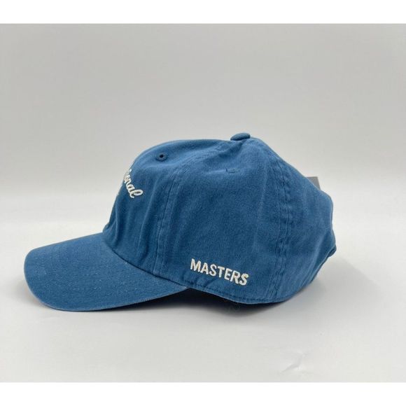 Augusta National Golf Club Masters Hat Blue New Rare One Size Adjustable 2022 - Picture 3 of 11
